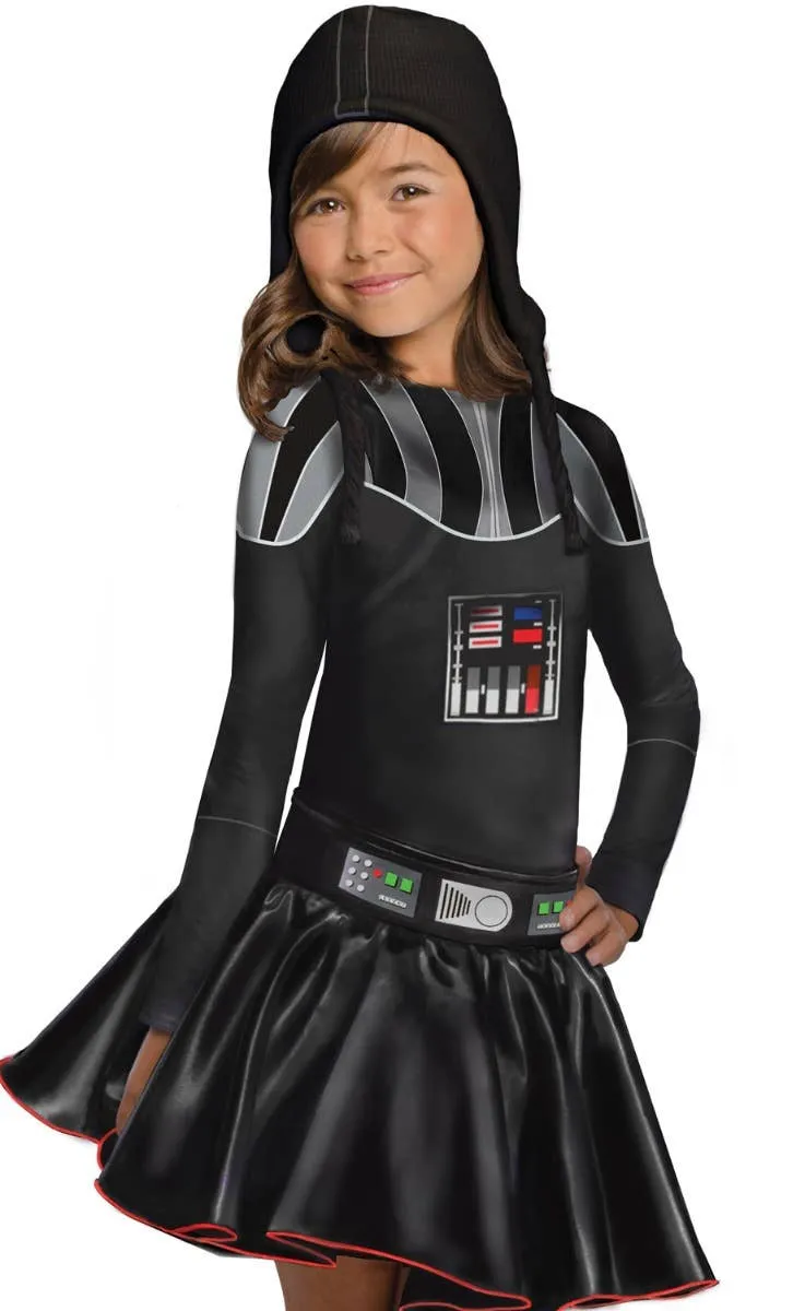 Licensed Girls Darth Vader Star Wars Costume