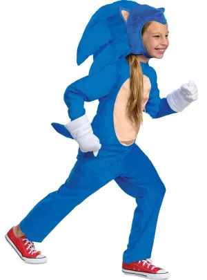Licensed Girls Deluxe Sonic the Hedgehog Movie Costume