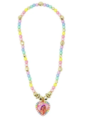 Licensed Rainbow Barbie Girls Costume Necklace