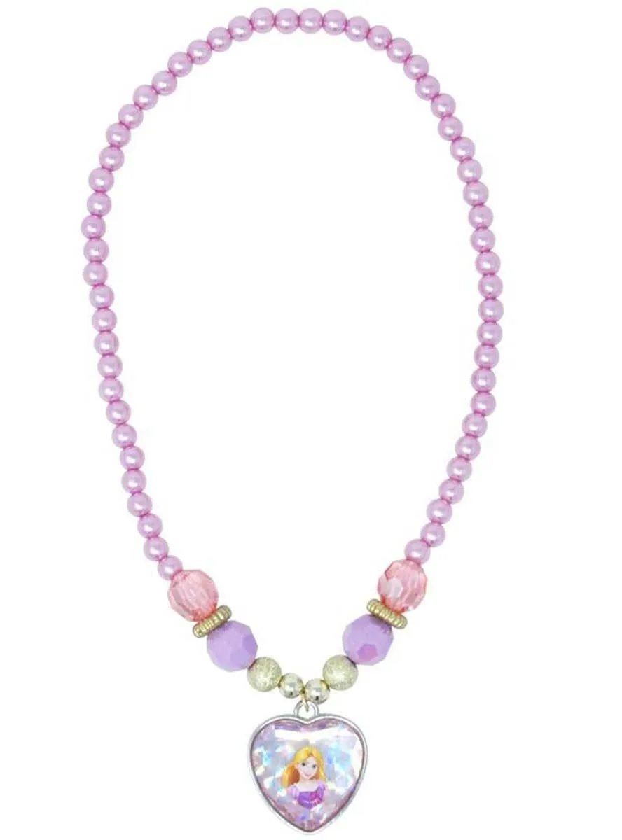 Licensed Rapunzel Girls Beaded Costume Necklace