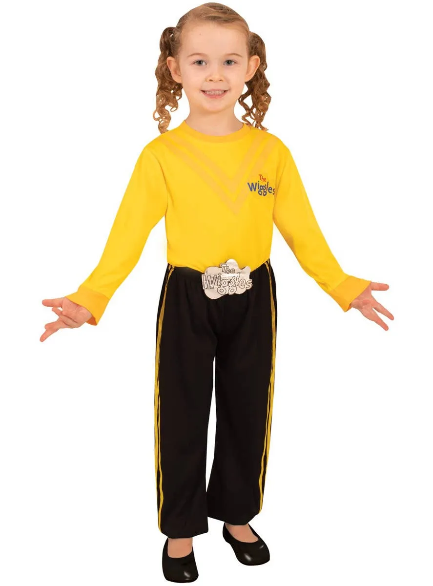 Licensed The Wiggles Girls Yellow Shirt Costume