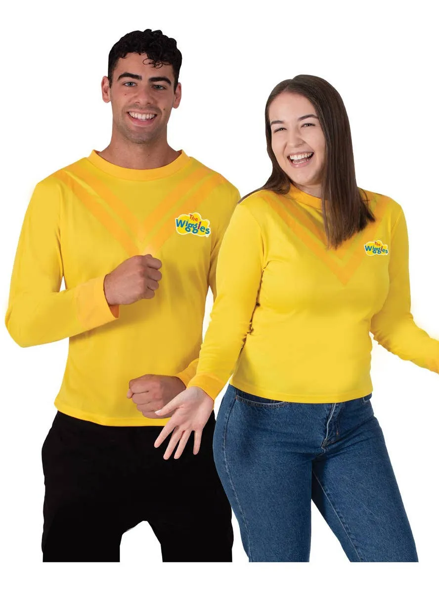 Licensed The Wiggles Womens Yellow Shirt Costume