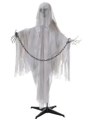 Life Size Animated White Reaper Halloween Decoration