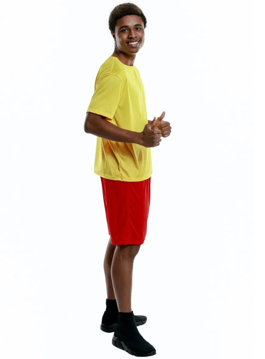 Lifesaving Red and Yellow Mens Lifeguard Costume