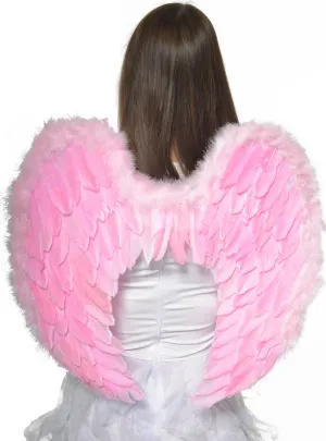 Light Pink Feather Angel Costume Wings