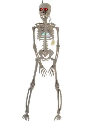 Light Up 50cm Hanging Skeleton Halloween Decoration