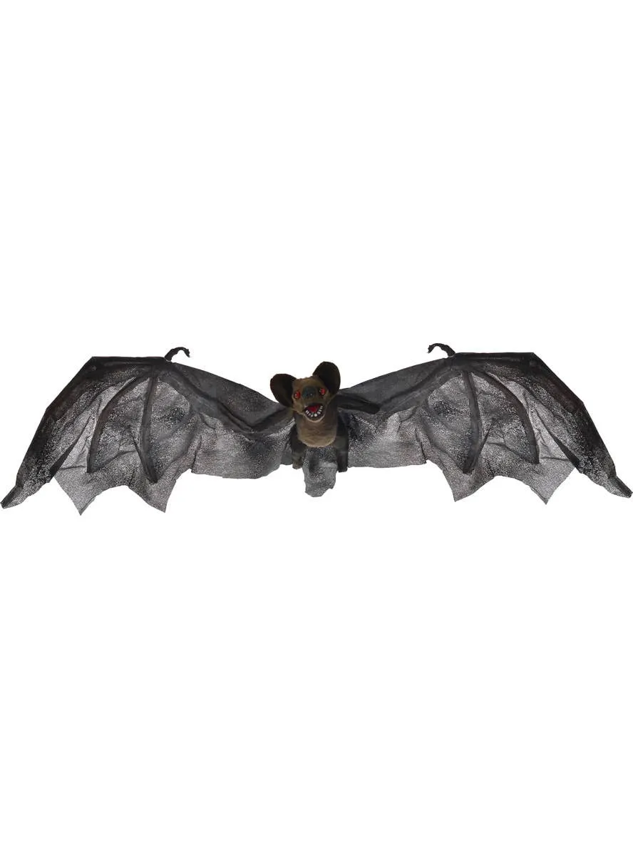 Light Up 70cm Black Bat Halloween Decoration