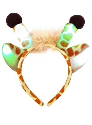 Light Up Giraffe Headband Costume Accessory