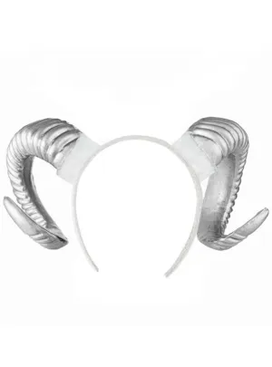 Light Up Goat Horns On Headband Costume Accessory