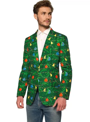 Light Up Green Festive Christmas Tree Costume Jacket