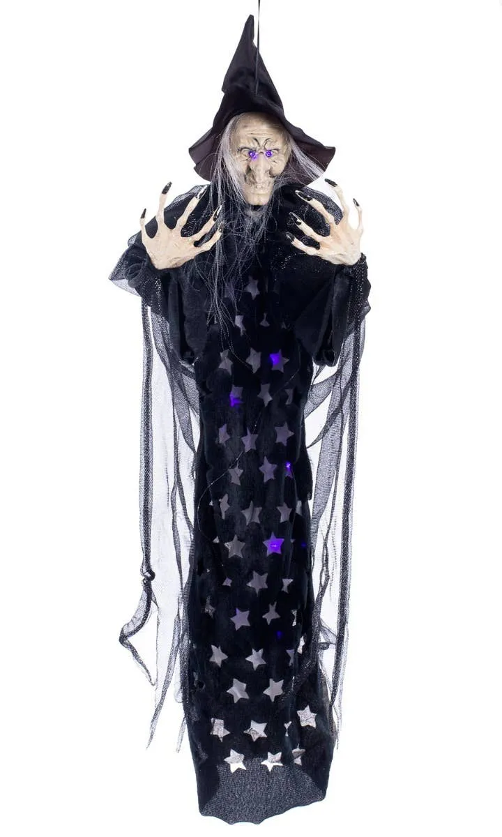 Light Up Hanging Wicked Witch Halloween Decoration