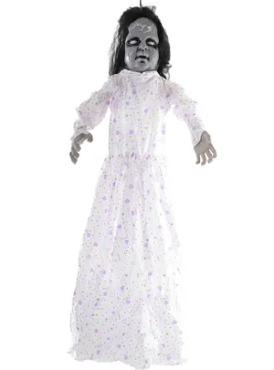 Light Up Laughing Baby Doll Halloween Decoration