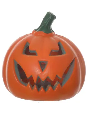 Light Up Mini Table Top Pumpkin Halloween Decoration