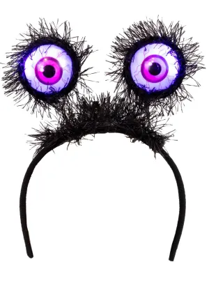 Light Up Monster Eyeballs Head Bopper Headband