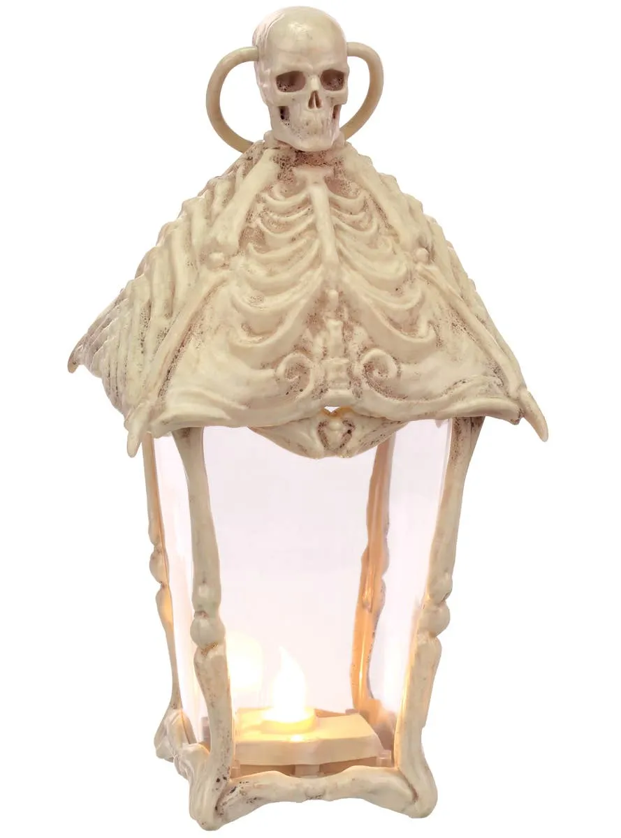 Light Up Skeleton Bone Lantern Halloween Decoration