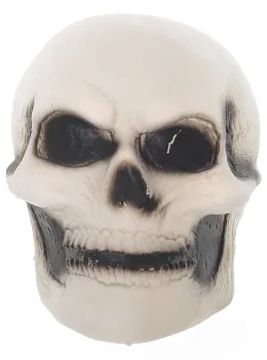 Light Up Strobing Skull Head Halloween Decoration