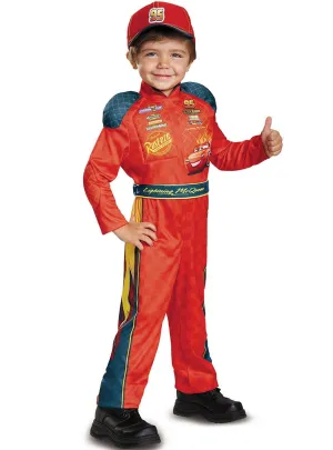 Lightning McQueen Boys Cars Costume