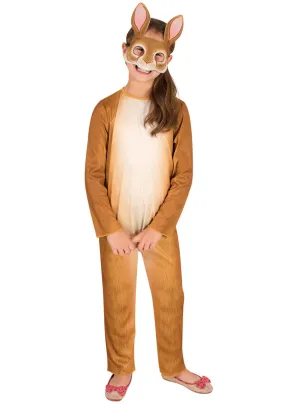 Lil Brown Bunny Rabbit Girls Costume Jumpsuit