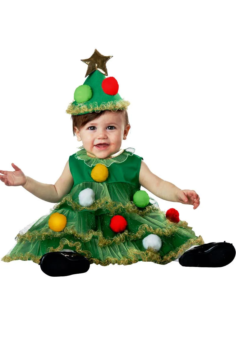 Lil' Christmas Tree Baby and Infant Christmas Fancy Dress Costume