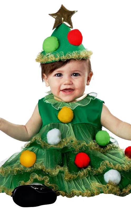 Lil' Christmas Tree Baby and Infant Christmas Fancy Dress Costume