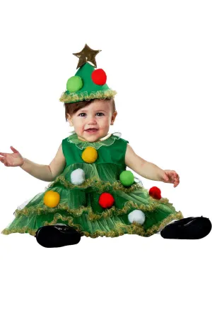Lil' Christmas Tree Baby and Infant Christmas Fancy Dress Costume