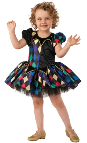 Lil Jester Girls Fancy Dress Costume