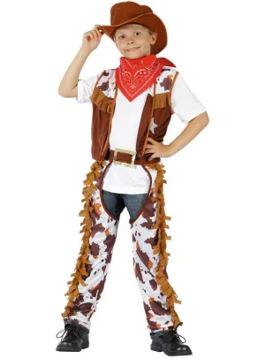 Little Cowboy Dude Boys Wild West Costume