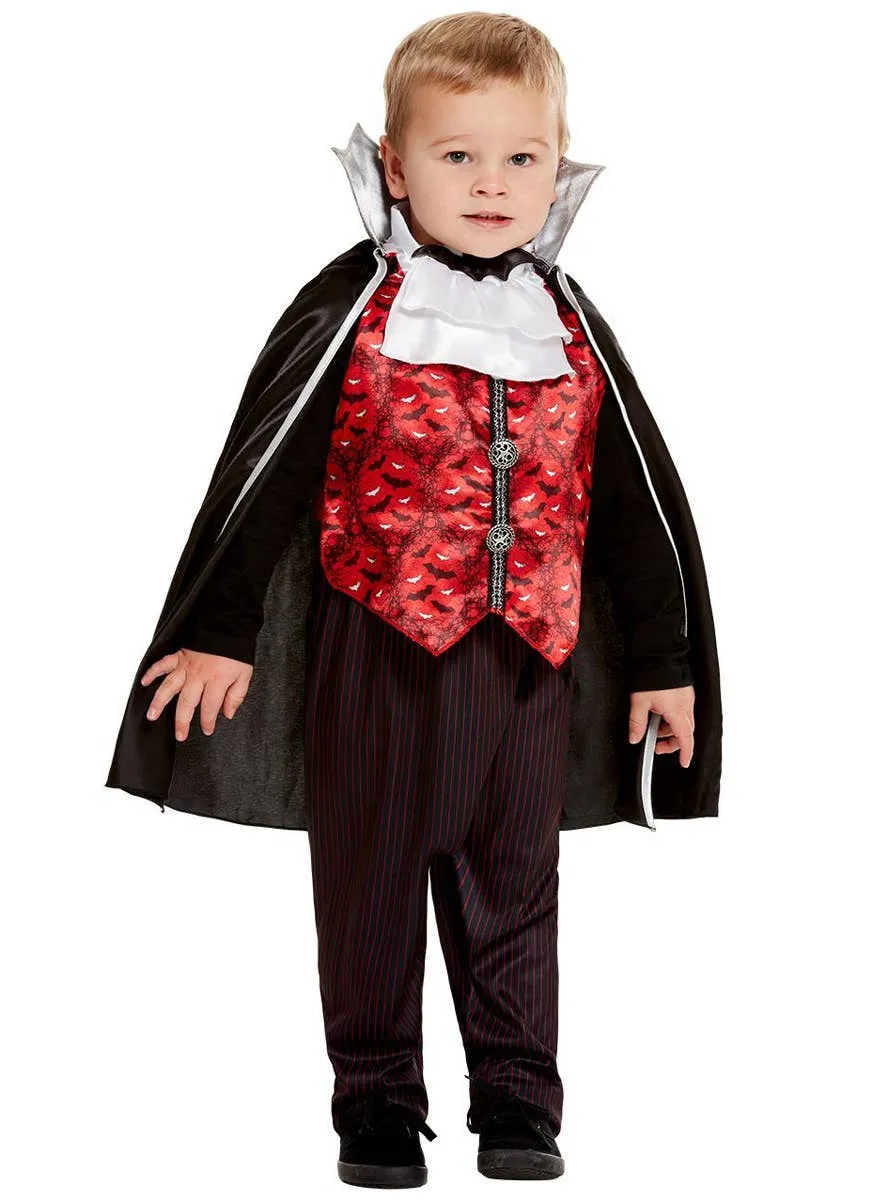 Little Dracula Toddler Boys Vampire Halloween Costume