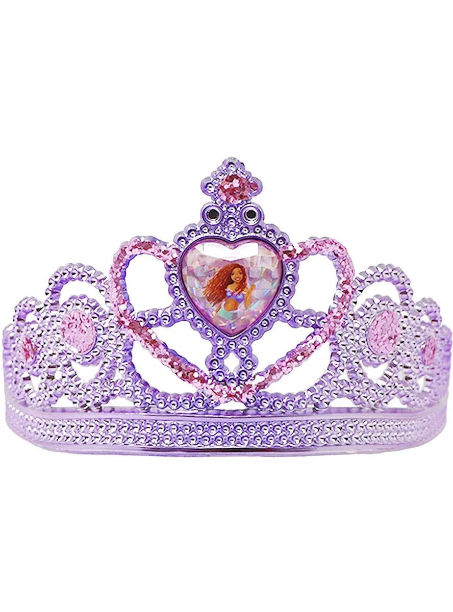Little Mermaid Ariel Girls Purple Costume Tiara