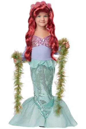 Little Mermaid Toddler Girls Fancy Dress Costume