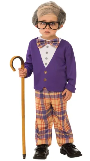 Little Old Man Funny Boys Fancy Dress Costume