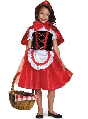Little Red Riding Hood Deluxe Girls Costume