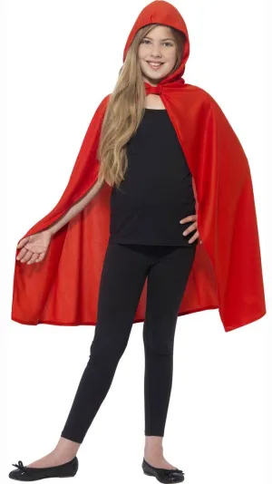 Little Red Riding Hood Girls Costume Cape