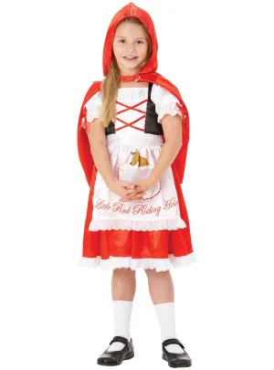 Little Red Riding Hood Girls Dress Up Costume