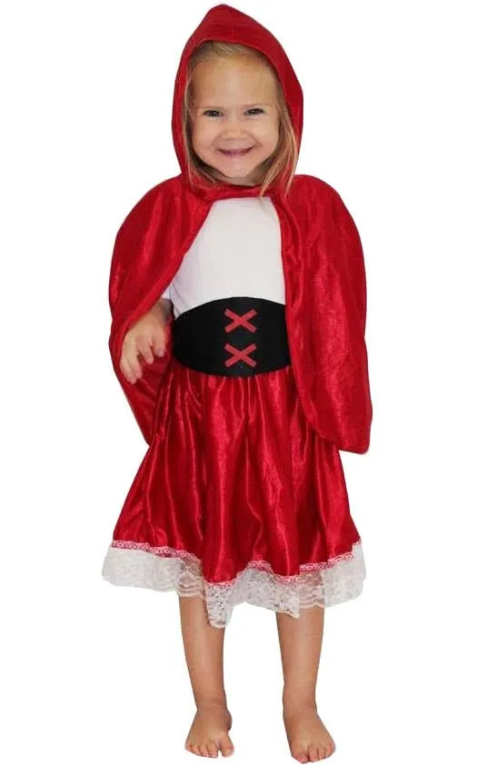 Little Red Riding Hood Girls Fancy Dress Costume
