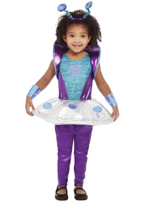 Little Space Alien Toddler Girls Costume