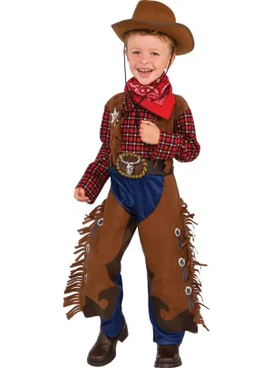 Little Wrangler Cowboy Boys Dress Up Costume