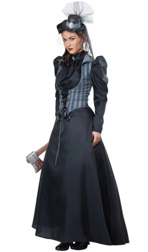 Lizzie Borden Axe Murderess Womens Halloween Costume