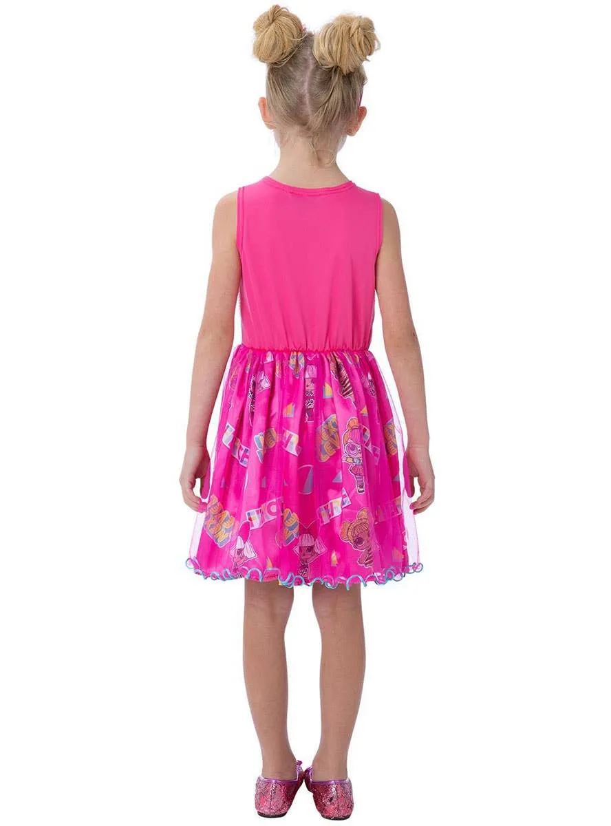 LOL Doll Pink Dress Girls Licensed Costume