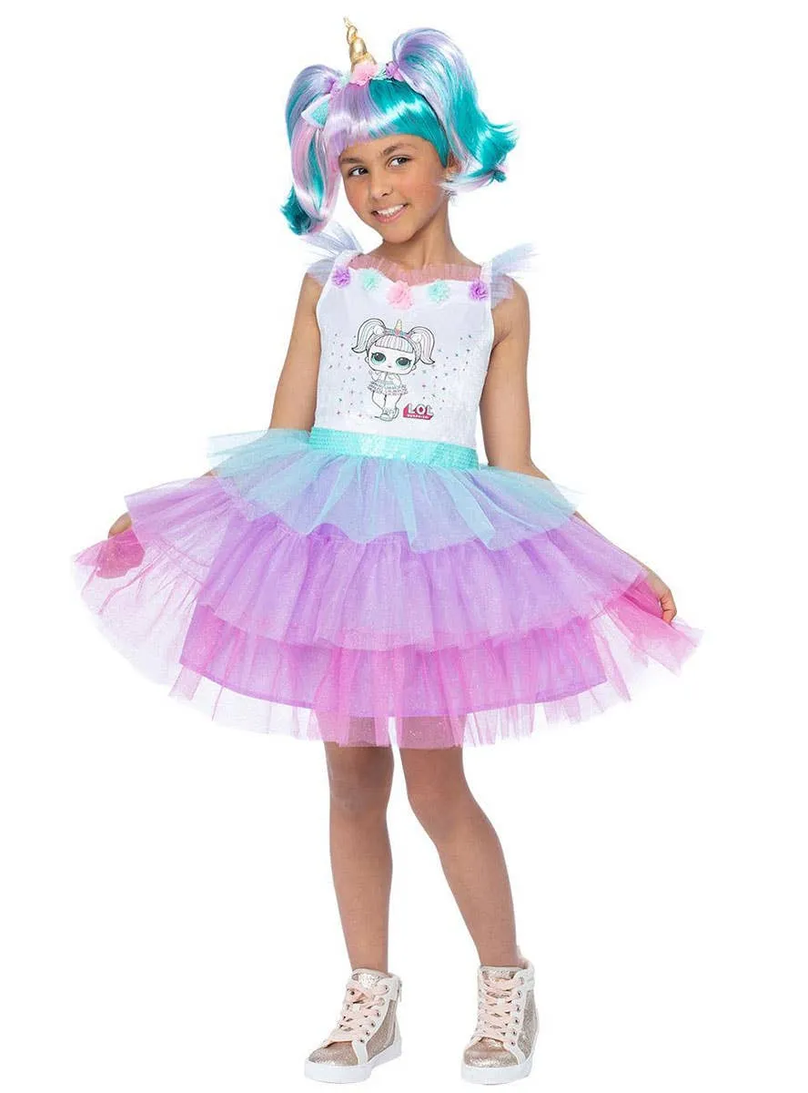 LOL Doll Unicorn Girls Licensed Costume