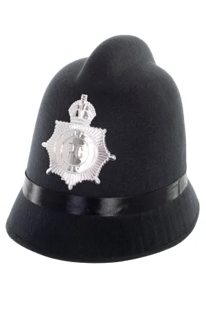 London Bobby Police Officer Costume Hat