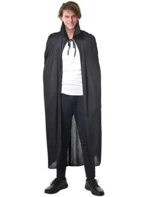 Long Black Adults Halloween Vampire Cape