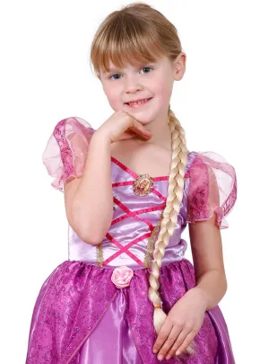 Long Blonde Girls Rapunzel Braid Hair Extension