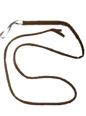 Long Brown Novelty Whip Costume Weapon