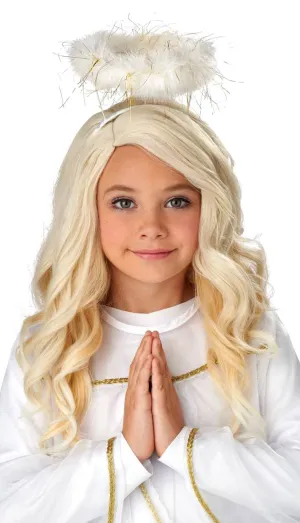 Long Wavy Golden Blonde Girls Costume Wig