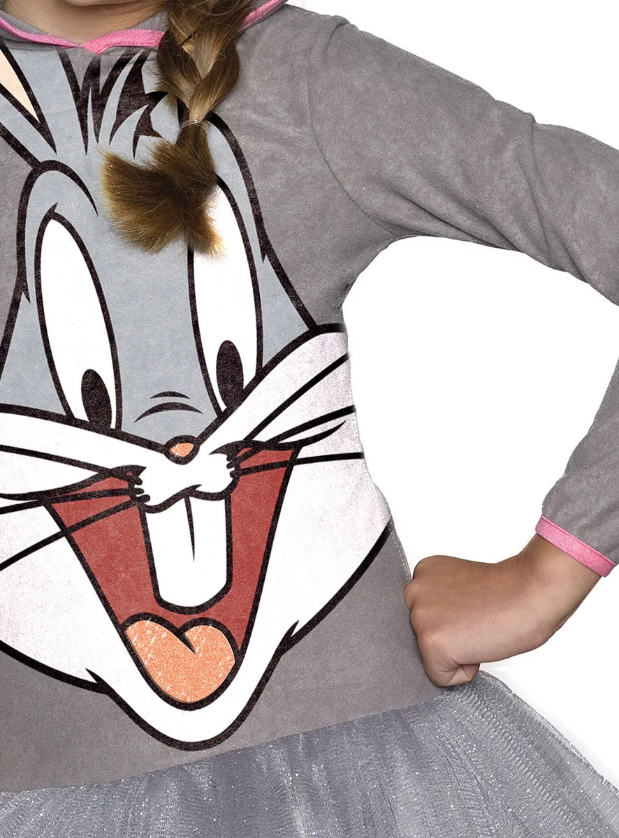 Looney Tunes Girls Cute Bugs Bunny Costume