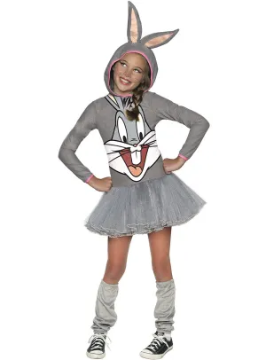 Looney Tunes Girls Cute Bugs Bunny Costume