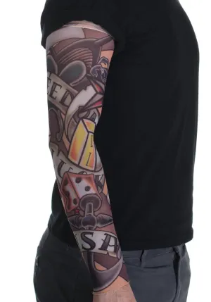 Luck and Freedom Novelty Full Length Tattoo Sleeve