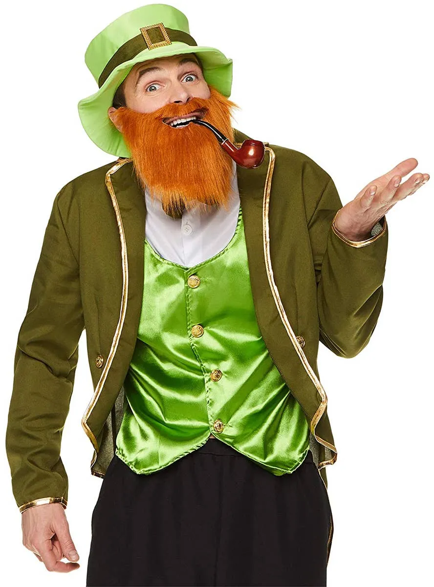 Lucky Green St Patrick's Day Mens Leprechaun Costume