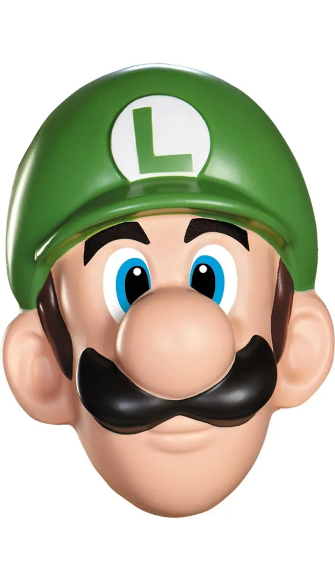 Luigi Adults Officially Licensed Super Mario Costume Mask